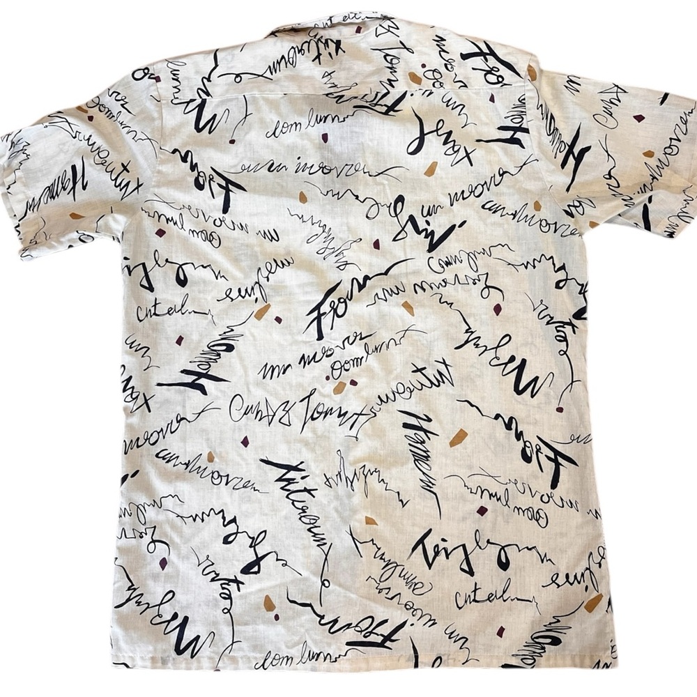 Independently Basic Vtg 90’s Graffiti Script Butt… - image 2